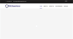 Desktop Screenshot of ceoexperience.com