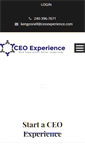 Mobile Screenshot of ceoexperience.com